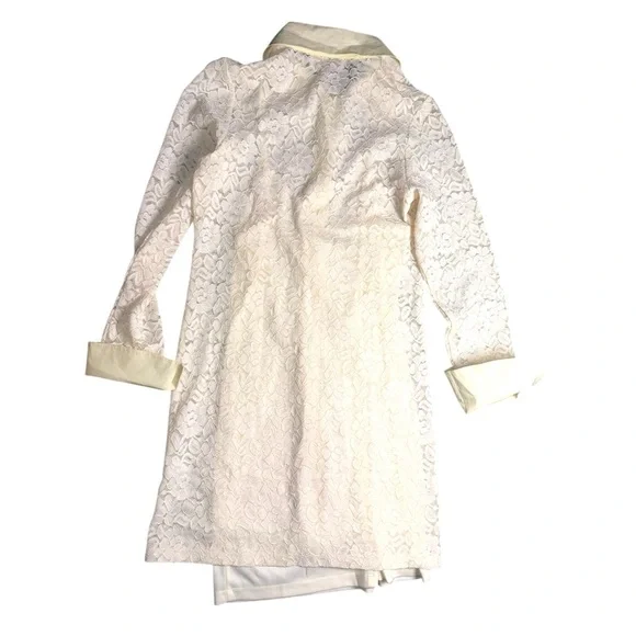 Anthropologie Corey Lynn Calter Sheer Lace Shirt Dress - coffeafoods.com
